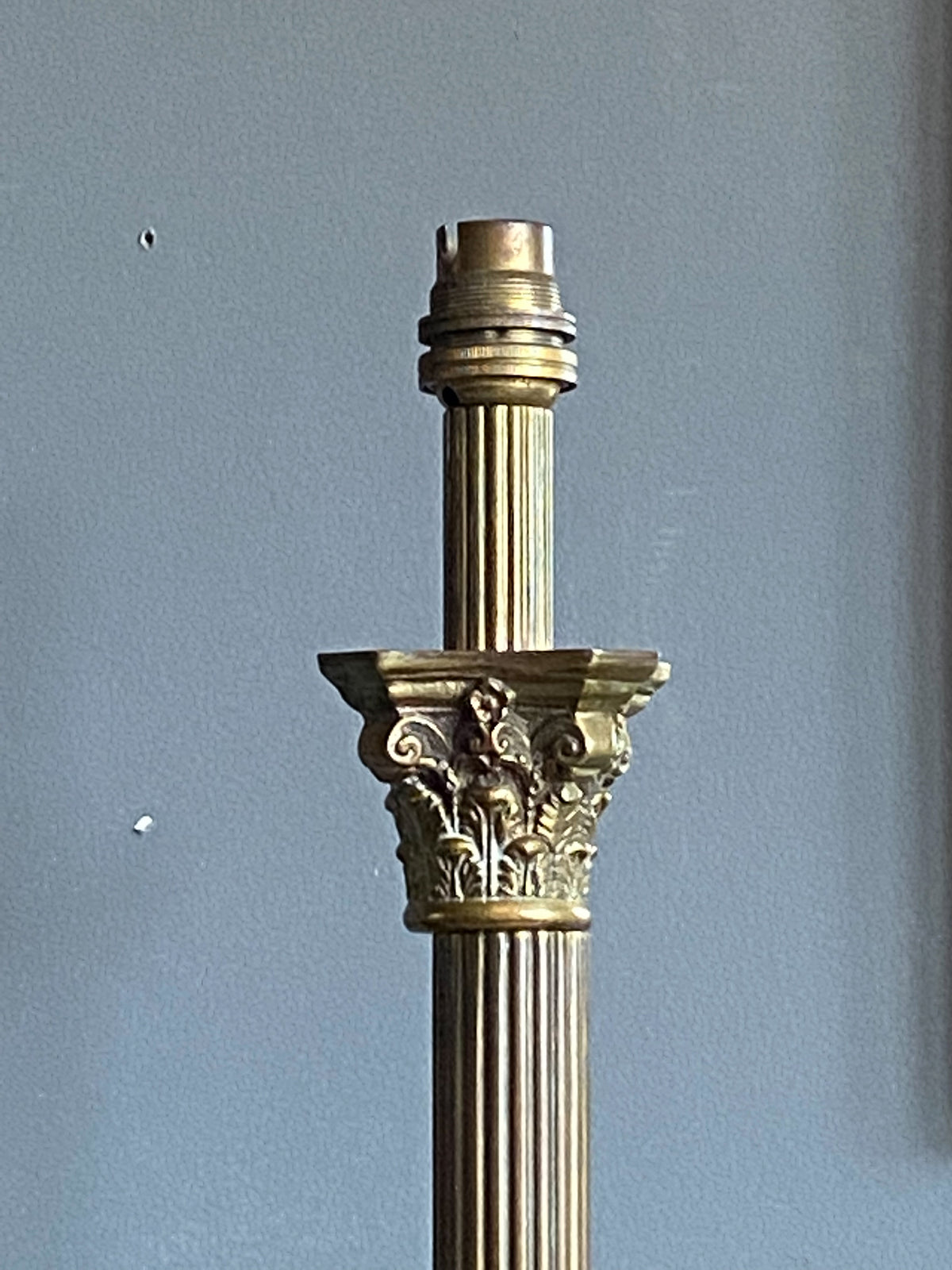 Early 20th Century Corinthian Column Lamp