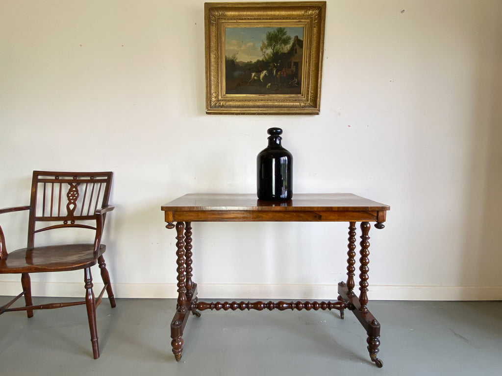 A Late 19th Century Rosewood Side Table
