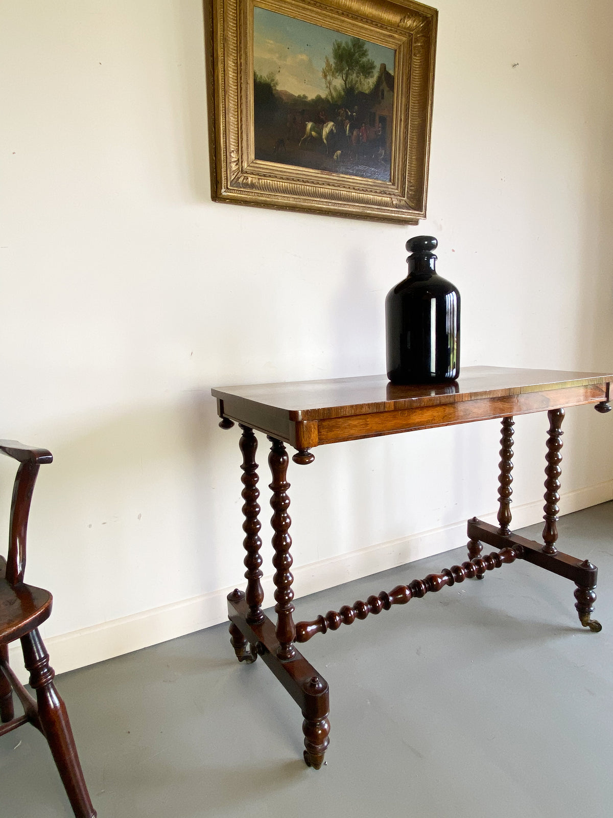 A Late 19th Century Rosewood Side Table