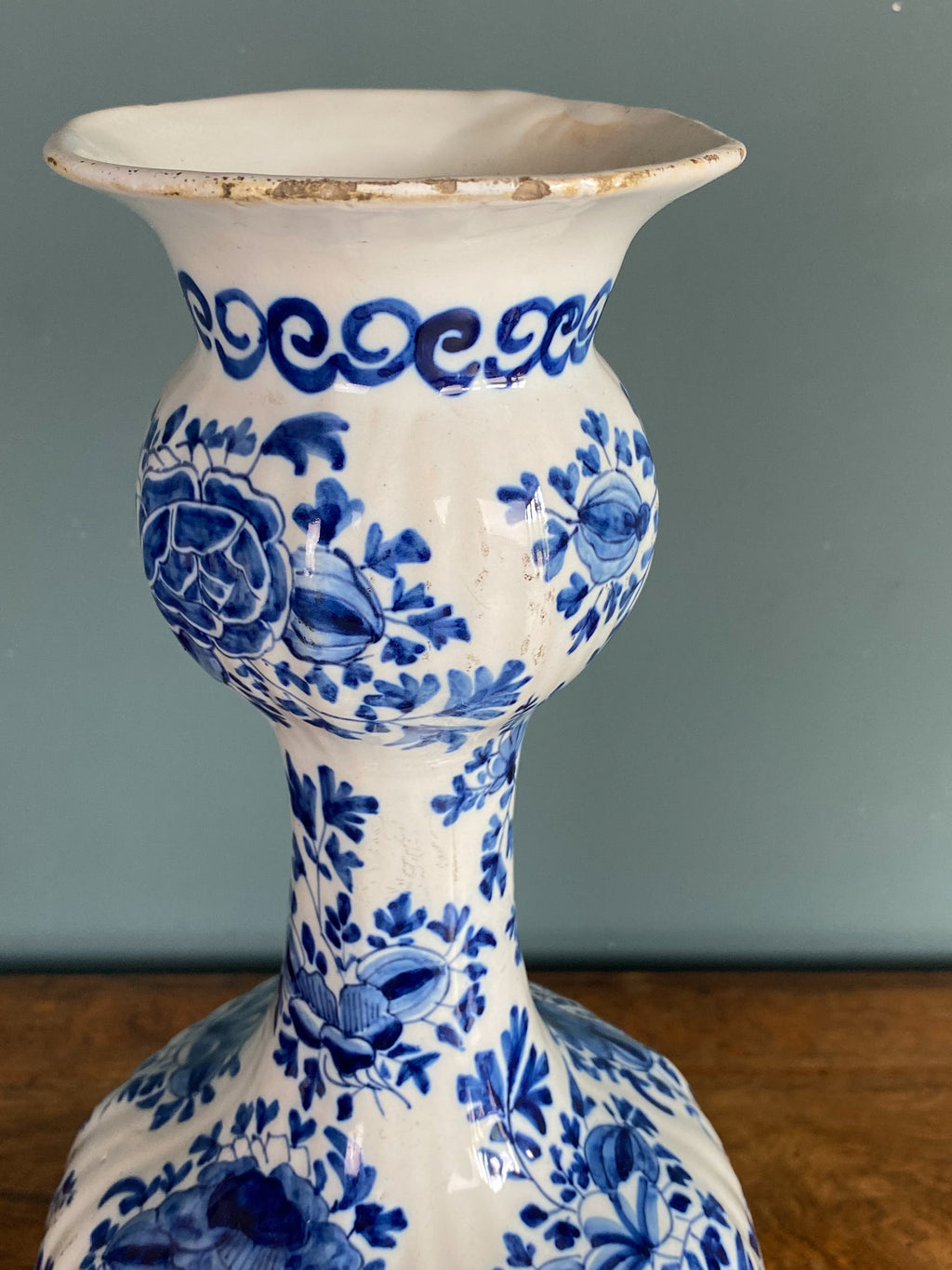 18th Century Dutch Delftware Vase