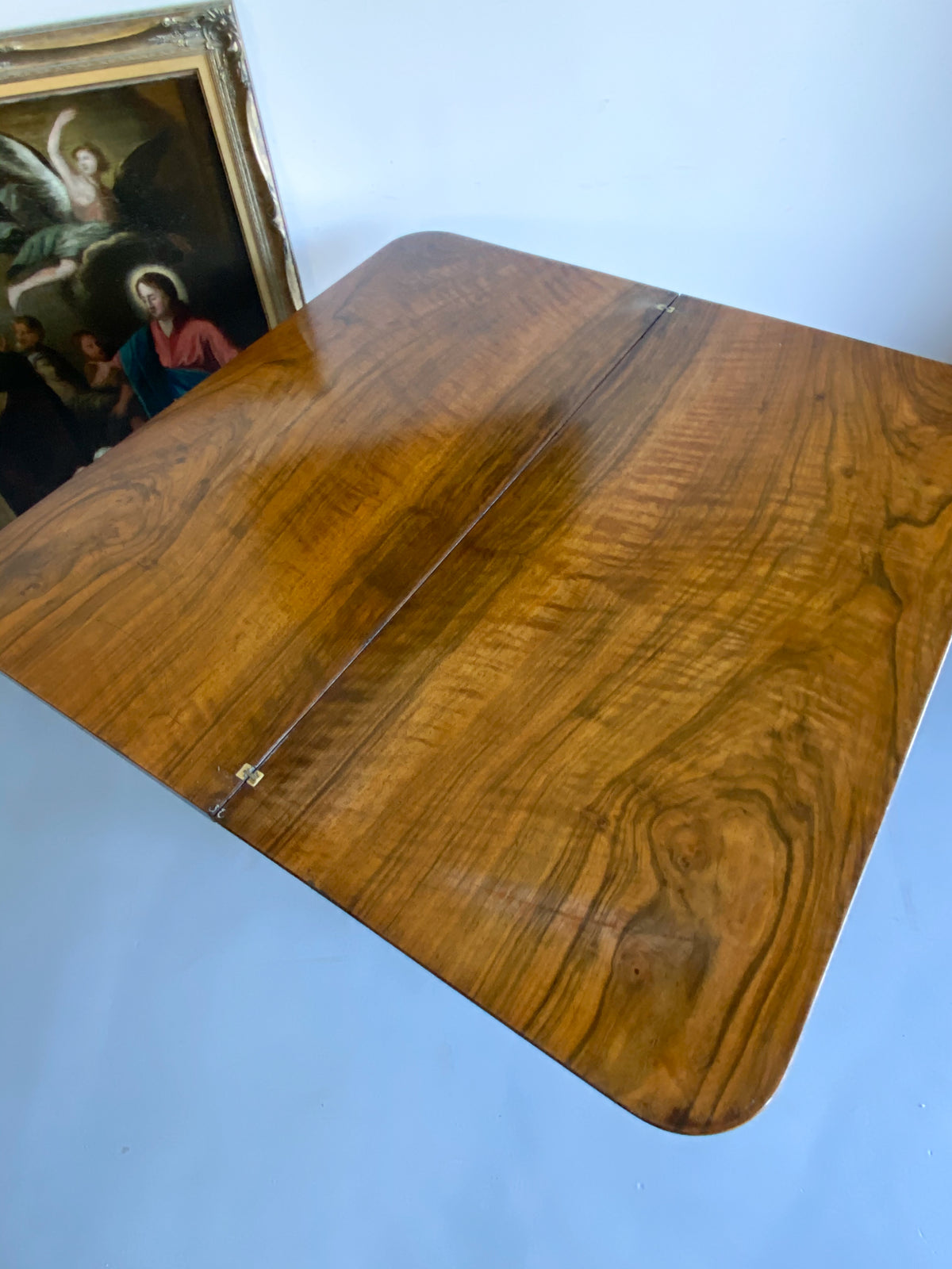 Mid 19th Century Walnut Tea Table