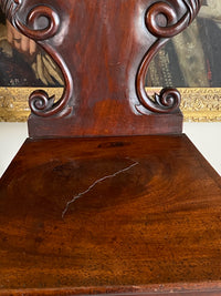 19th Century Mahogany Hall Chairs