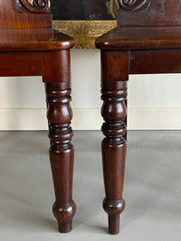 19th Century Mahogany Hall Chairs