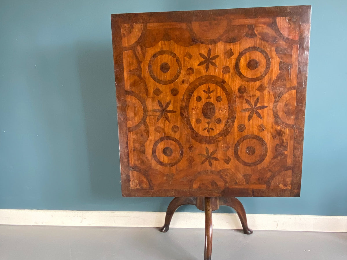 19th Century Dutch Marquetry Table