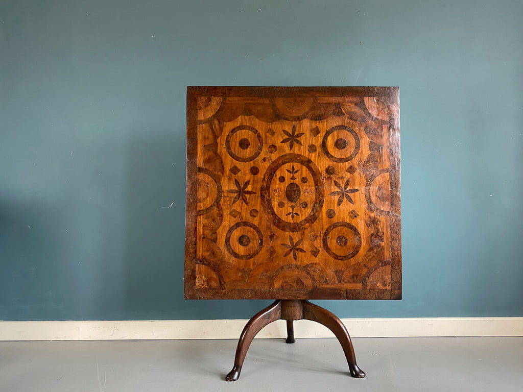 19th Century Dutch Marquetry Table