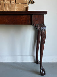 A George II Mahogany Fold Over Tea Table