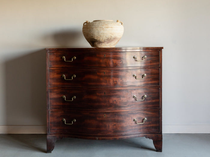 Chippendale Period Serpentine Chest of Drawers