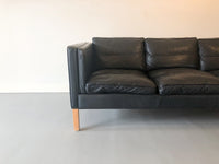 1970's Danish Leather Sofa